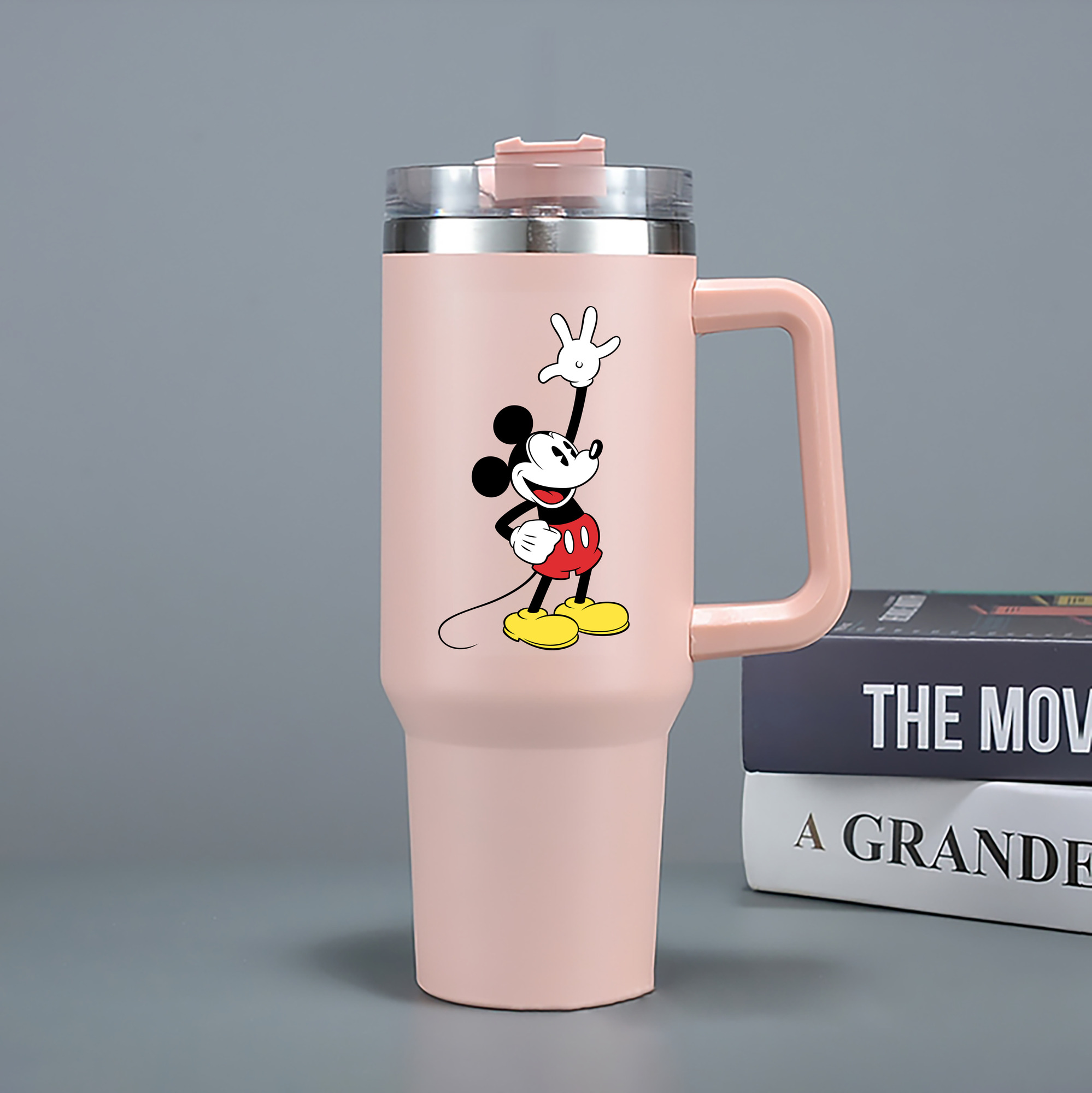 （画像用） ミッキーマウス Mickey Mouse 1200mL車用タンブラー（カラープリント）